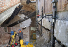 Технология ремонта и усиления фундамента