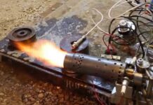 Как работает горелка на отработанном масле?