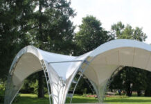 Арочные шатры и особенности их выбора