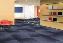 Ковровая плитка: преимущества и примеры использования